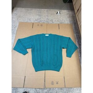 VTG American Weekend 90s Green Pullover Sweater Large